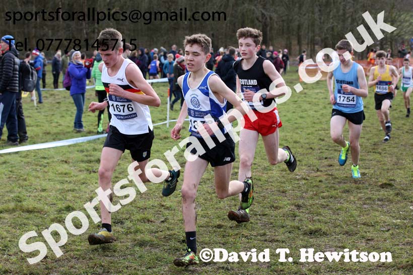 Boys under-15s 2019 British Athletics Inter Counties Cross Country, Prestwood Hall, Loughborough. Photo:  David T. Hewitson/Sports for All Pics